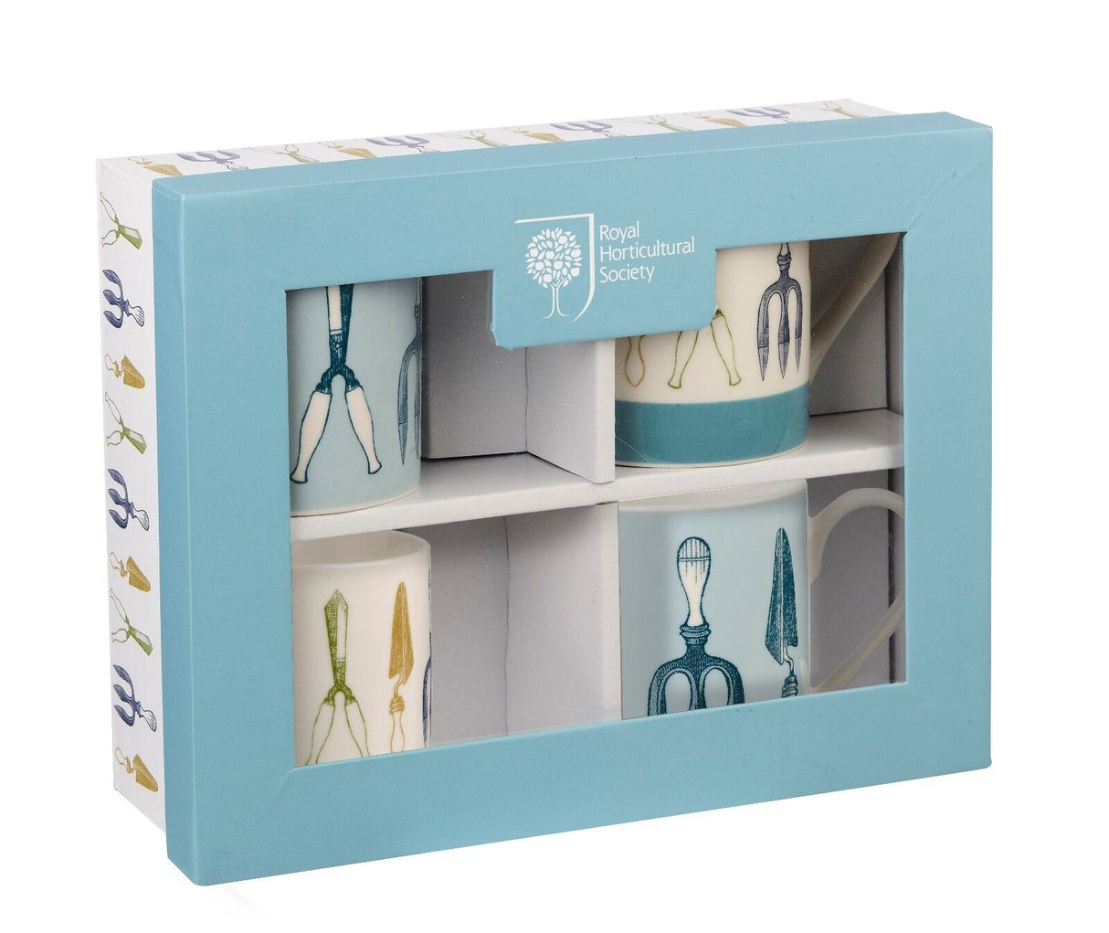 RHS 4 Larch Mugs Set - Country Garden Tools of Trade