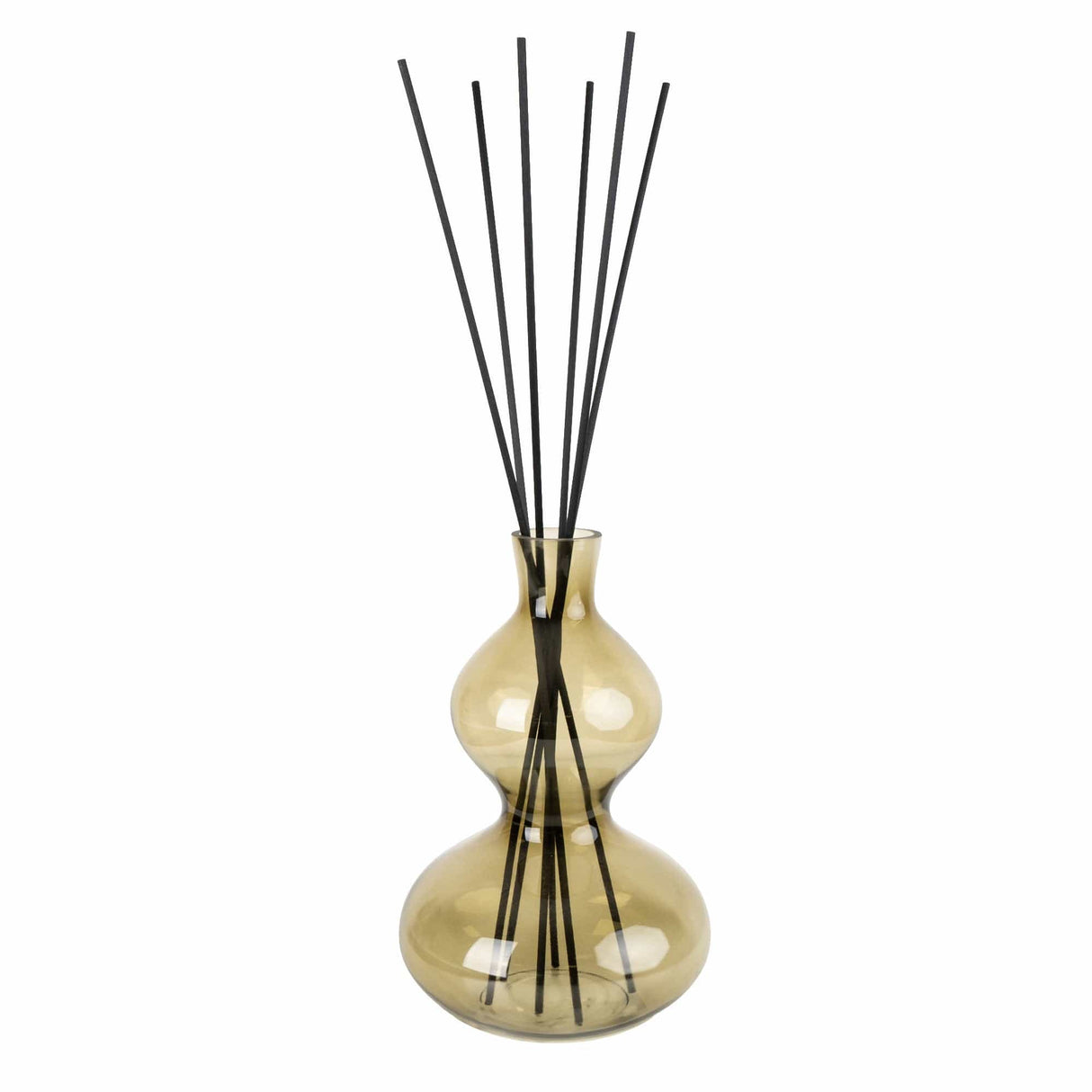 Candlelight 500ml Reed Diffusers Wavy Glass olive green