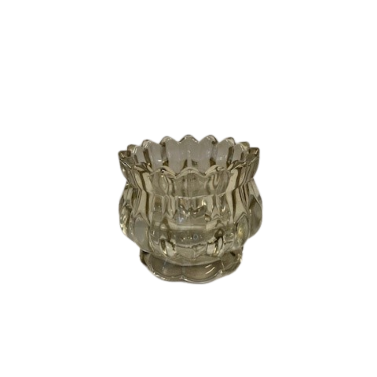 Satchville Decorative Glass Tea Light Holders - Smokey Brown