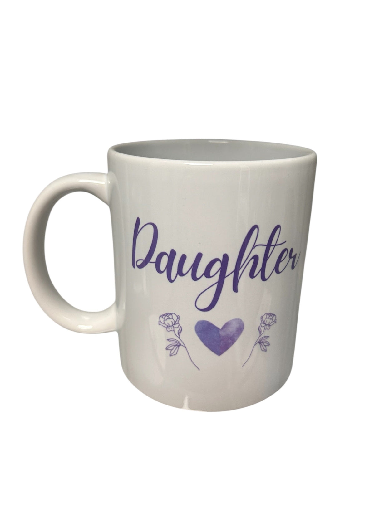 Woodside Home Living - Female Family Relation Mugs daughter purple