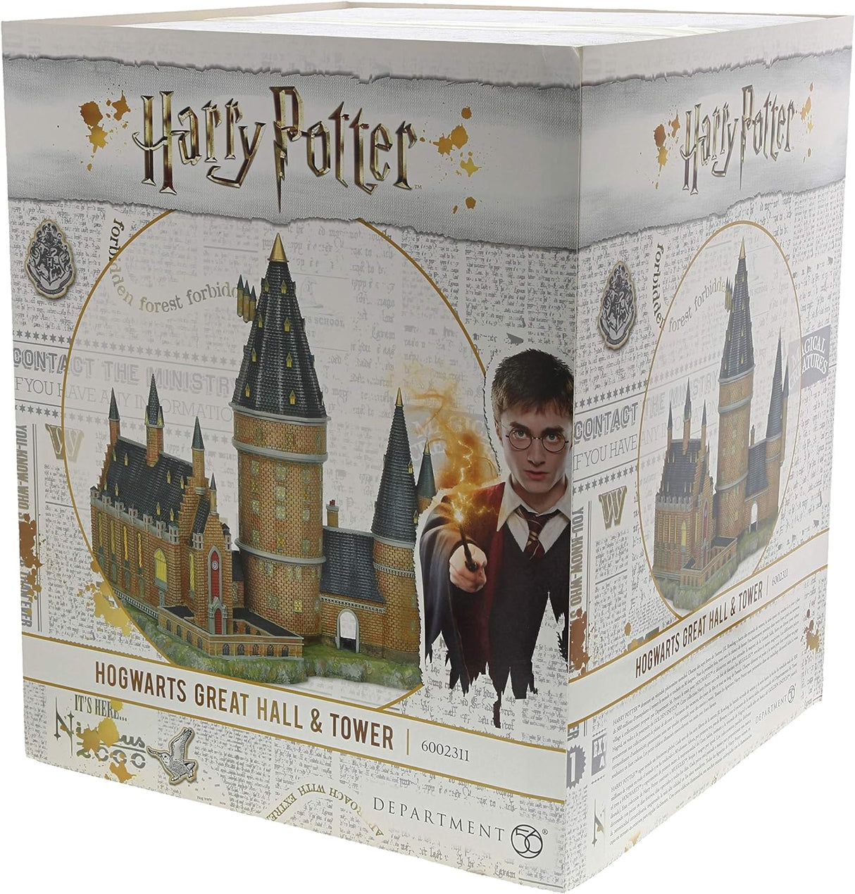 Harry Potter Hogwarts Great Hall and Tower Light Up Figurine