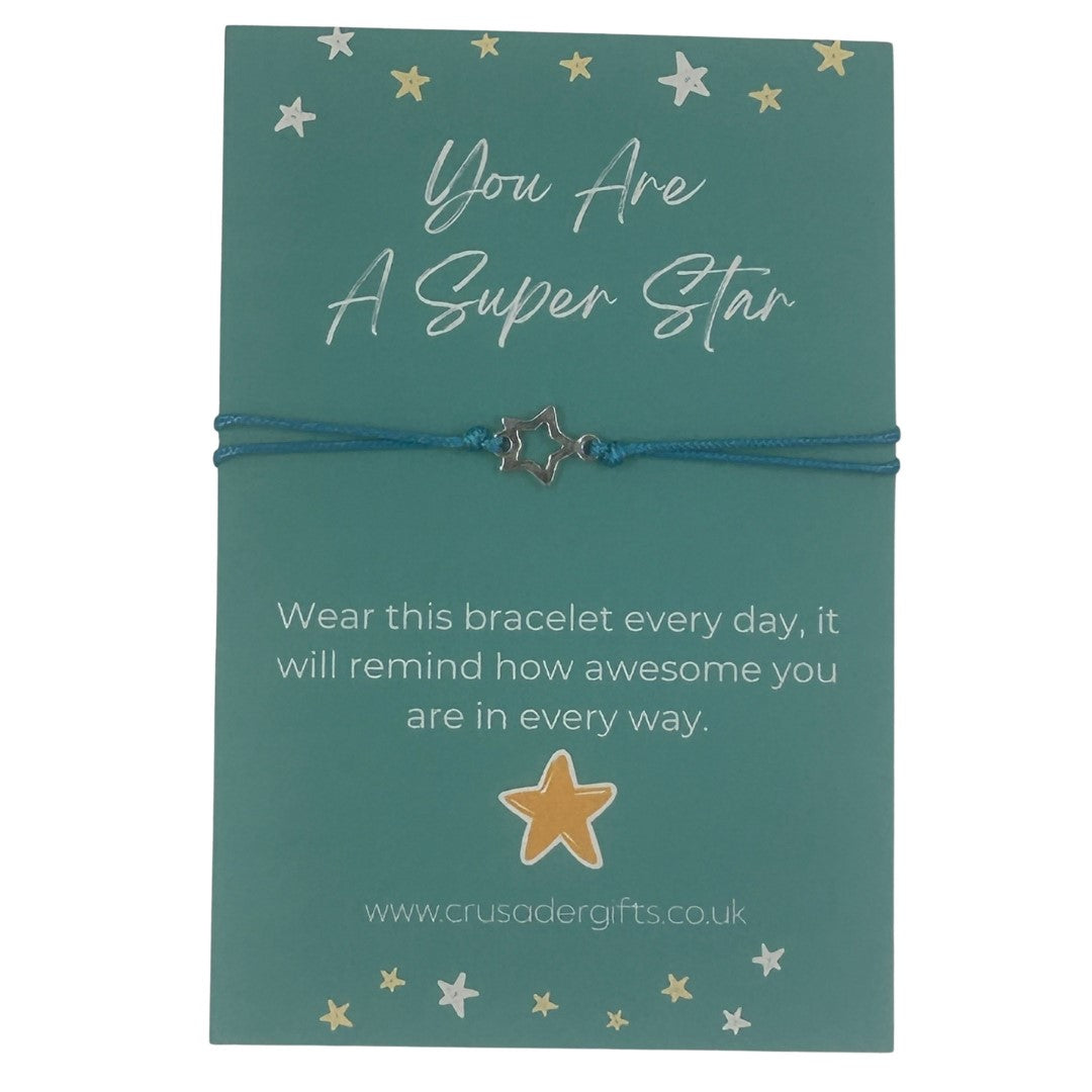 Woodside Home Living Keepsake Letterbox Bracelet - You're a super star