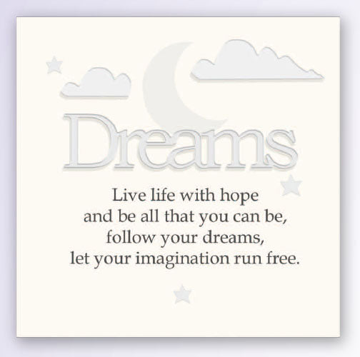 Arora Design Sentiment Wall Art Blocks can free stand - Family Daughter Love