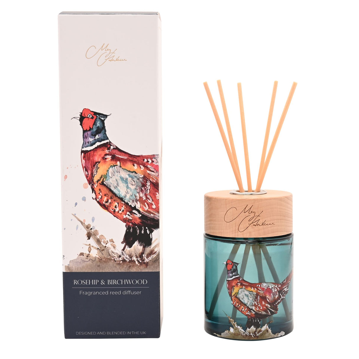 Meg Hawkins Highland Pheasant Reed Diffuser - White Lavender & Chamomile