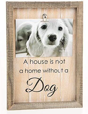 Sentiment Clip Photo Frame 6x4" - Dog