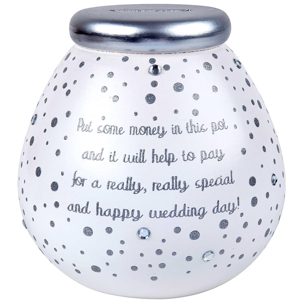 Pot of Dreams Money Box Savings Jar - Wedding Fund