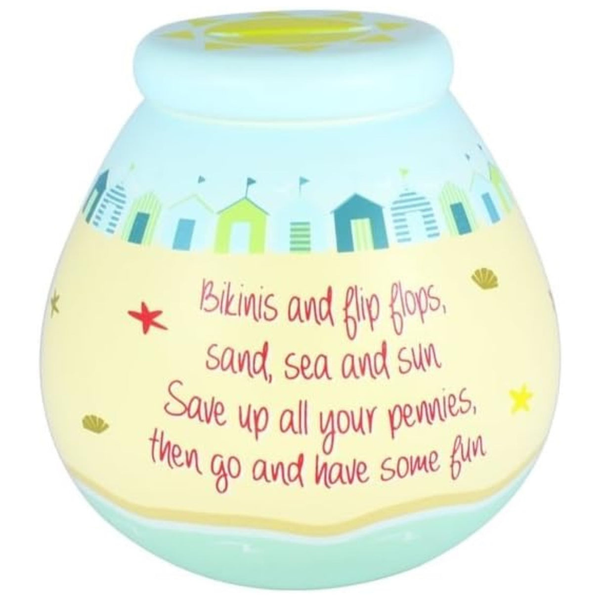 Pot of Dreams Money Box Savings Jar - Holiday Fund