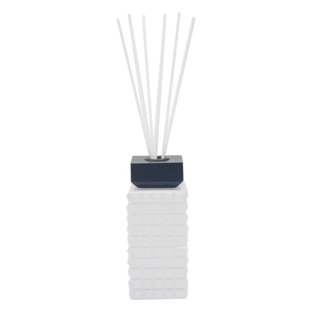 Christmas Square Cut Glass Reed Diffuser 250ml - Various Colours