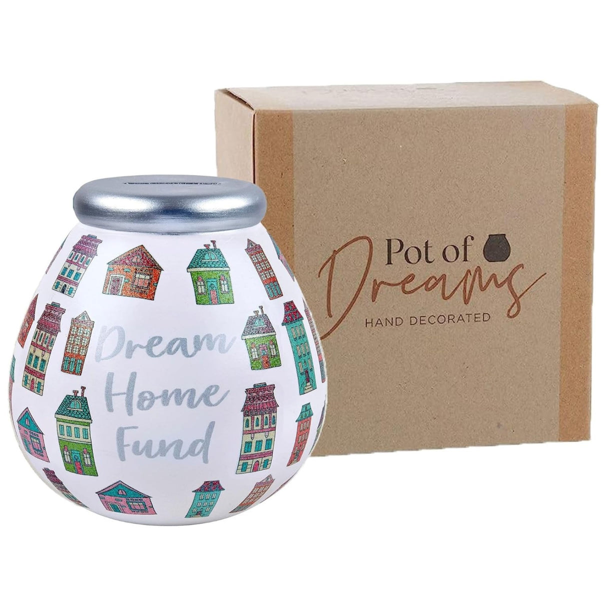 Pot of Dreams Money Box Savings Jar - Dream Home Fund