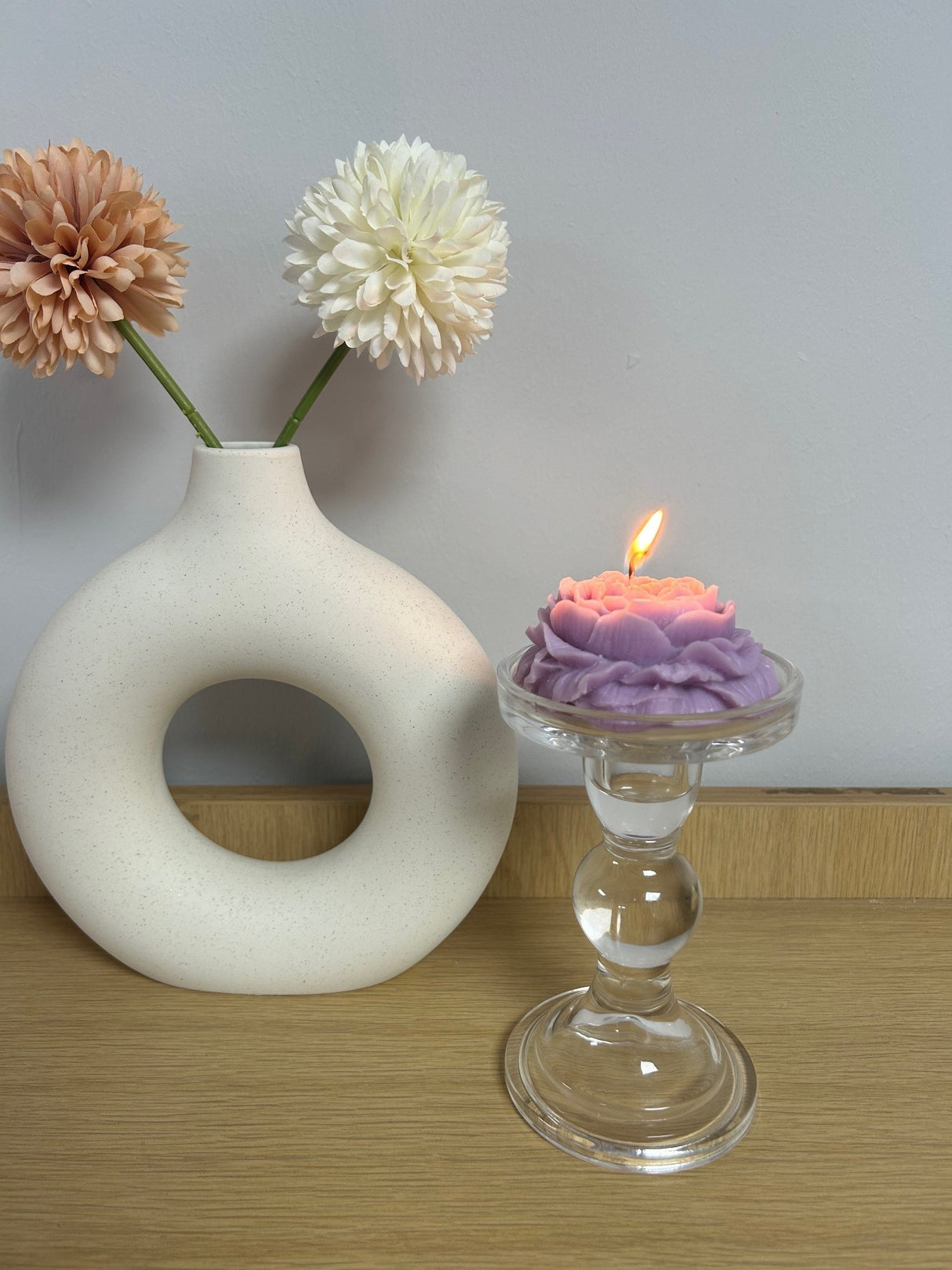 Peony Flower Scented Candles