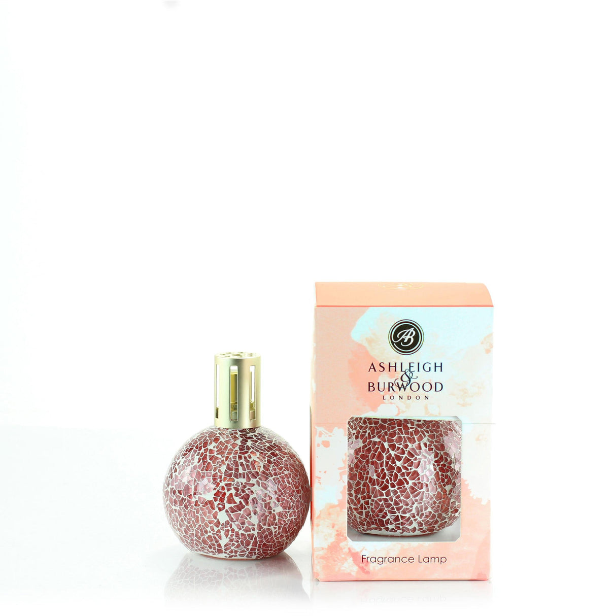 Ashleigh & Burwood Life in Bloom Premium Mosaic Fragrance Lamp - Coral