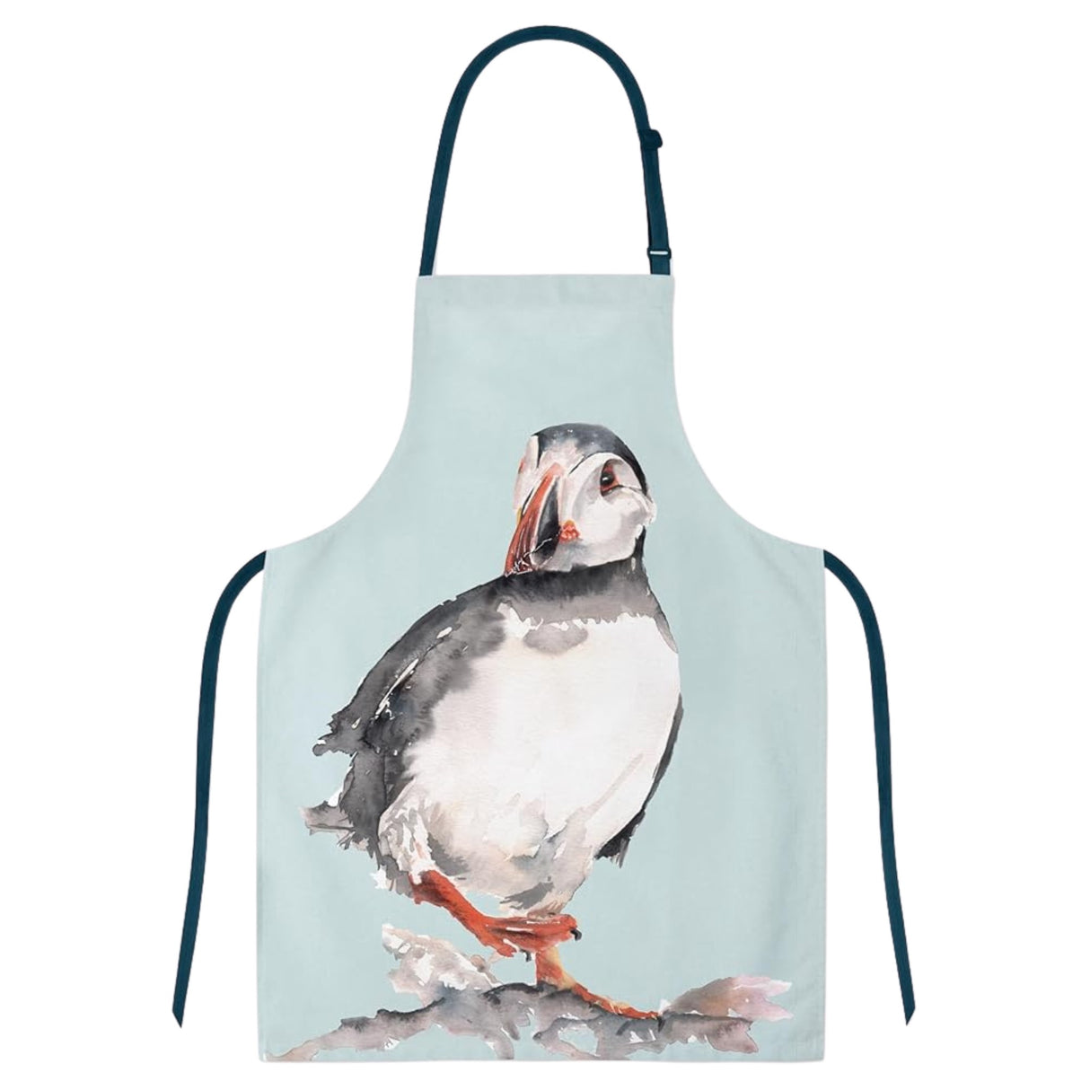 Meg Hawkins Cotton Apron & Tea Towel Set - Puffin