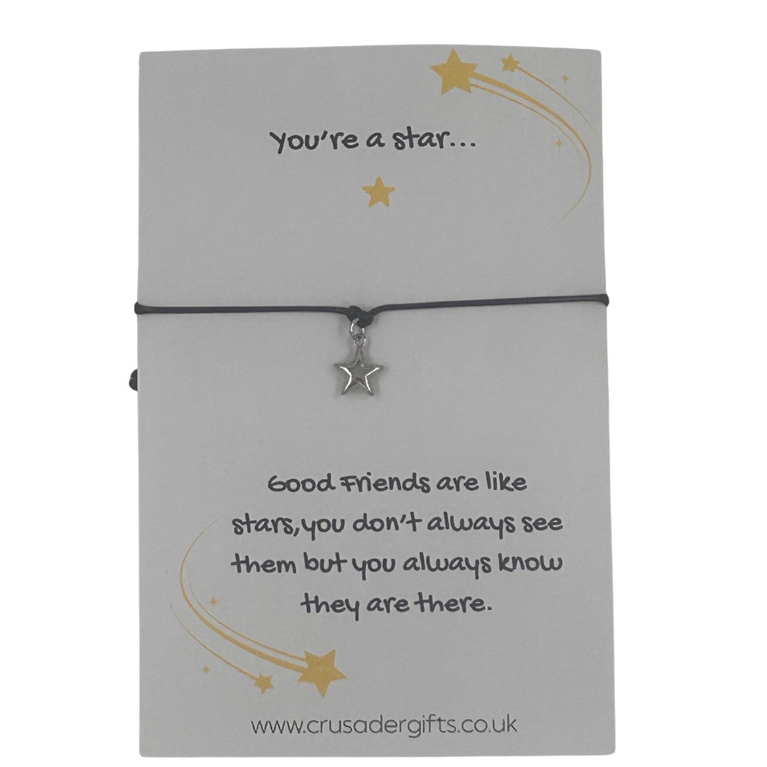 Woodside Home Living Keepsake Letterbox Bracelet - You're a star
