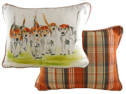 Evans Lichfield Country Beagles Cushion Cover