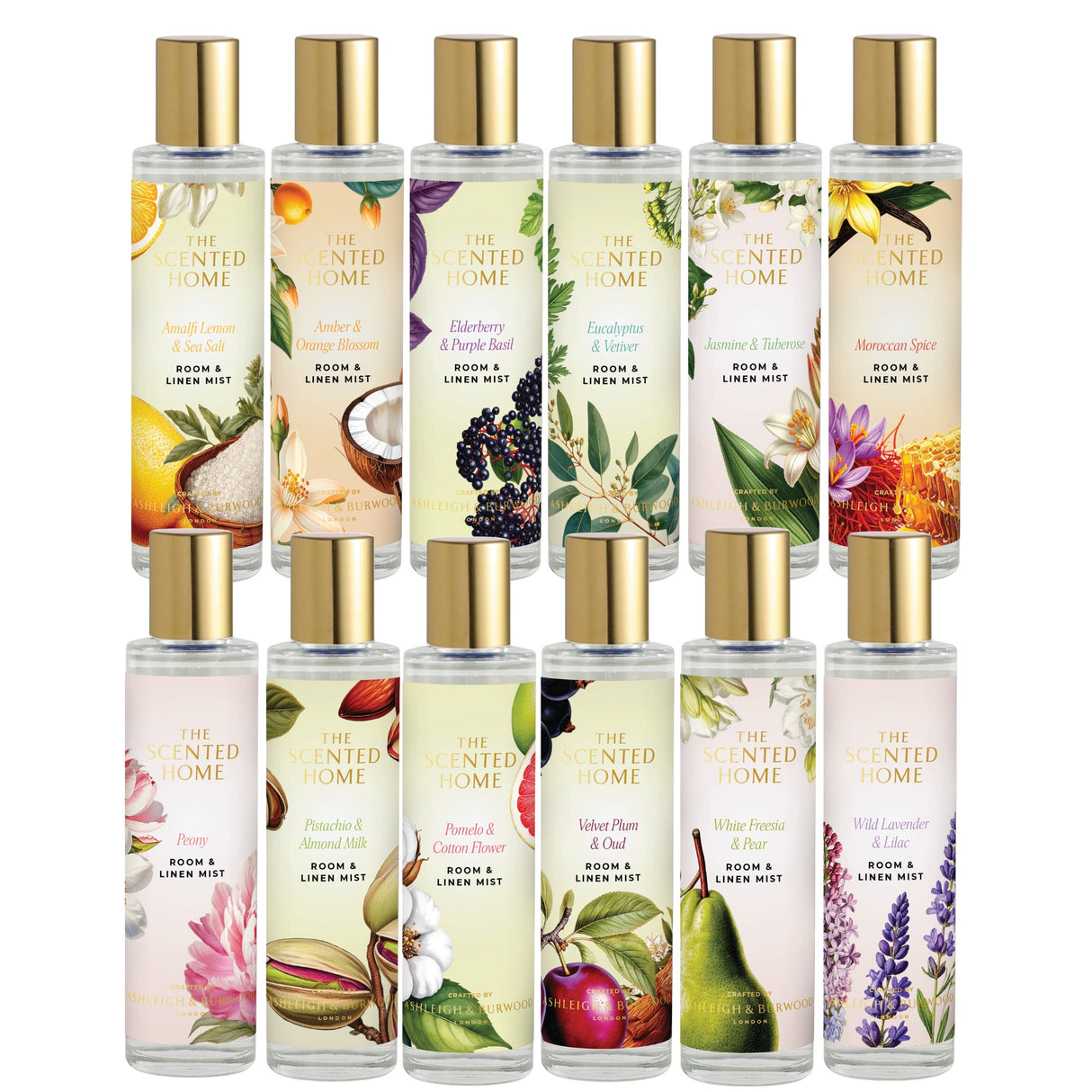 Ashleigh & Burwood New Scented Home Room & Linen Spray 100ml - Various Fragrances