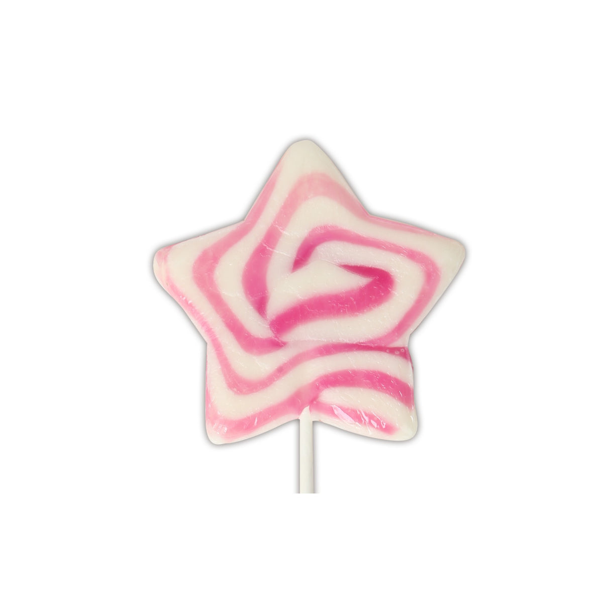 Strawberry Cheesecake The Natural Candy Shop Swirl Star Lollipop