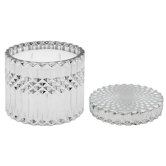 Desire Crystal Silver Soy Candle Jar - Various Fragrances Available
