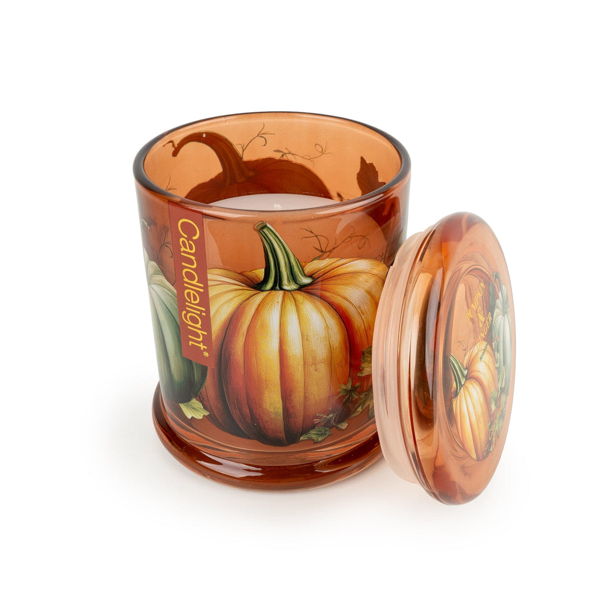 Candlelight Large Glass Jar Candle - Pumpkin & Ginger