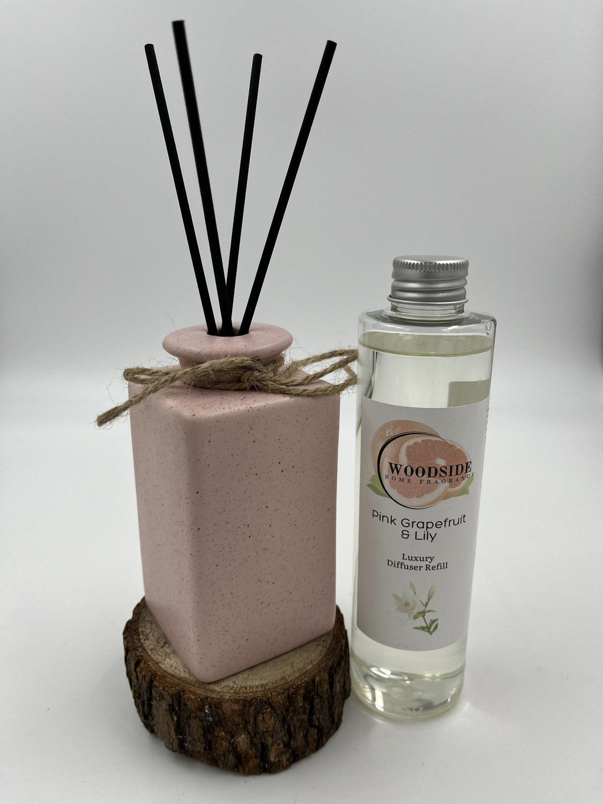 Woodside Home Living Pastel Reed Diffuser Vases & Fragrance Refill