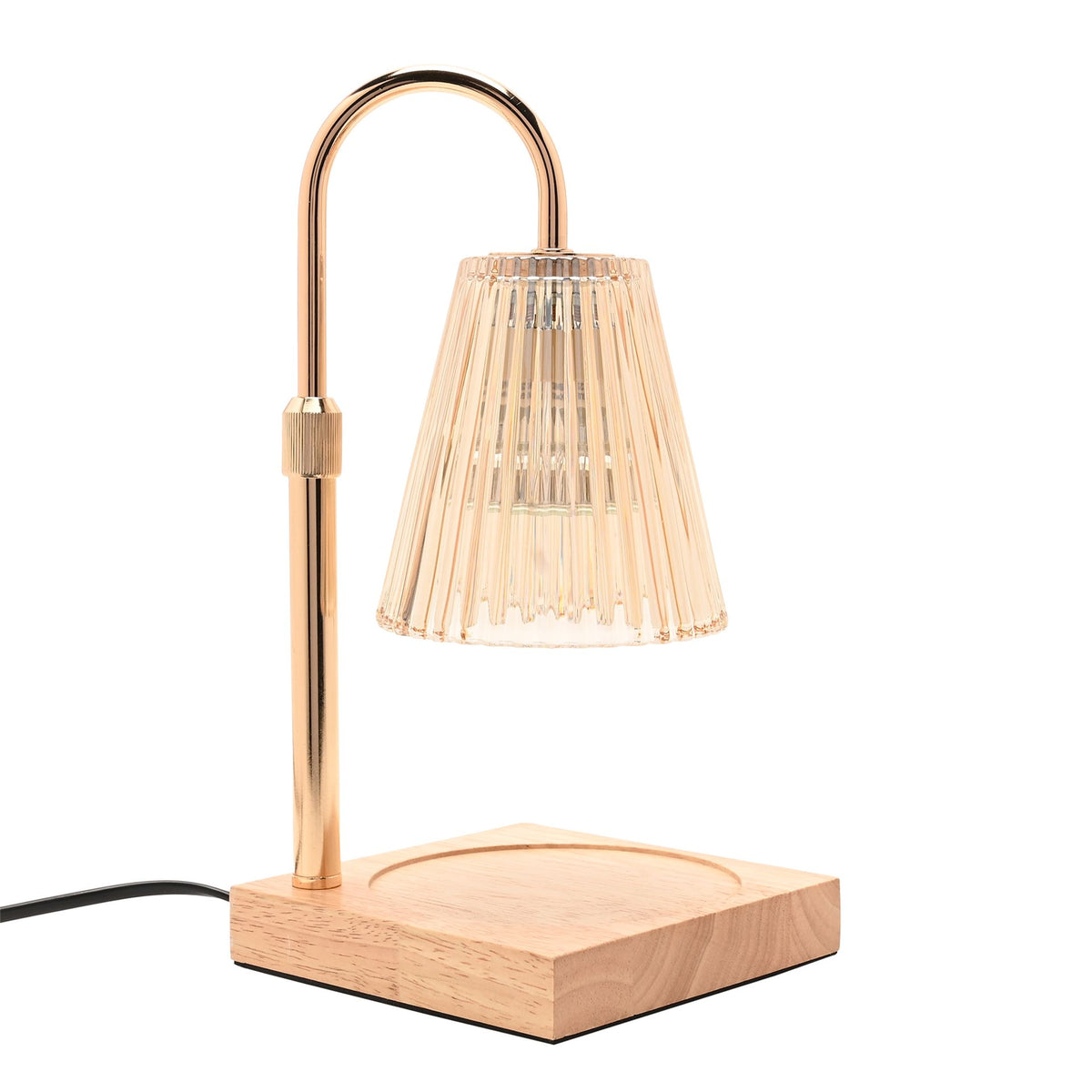 The Wax Company Candle Warming Lamp - Reeded Glass Shade