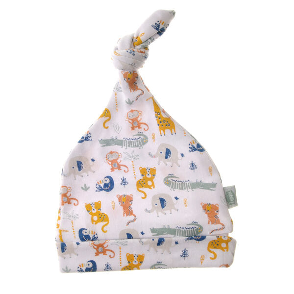 Ziggle Baby Cotton Hat - Savanna Animals