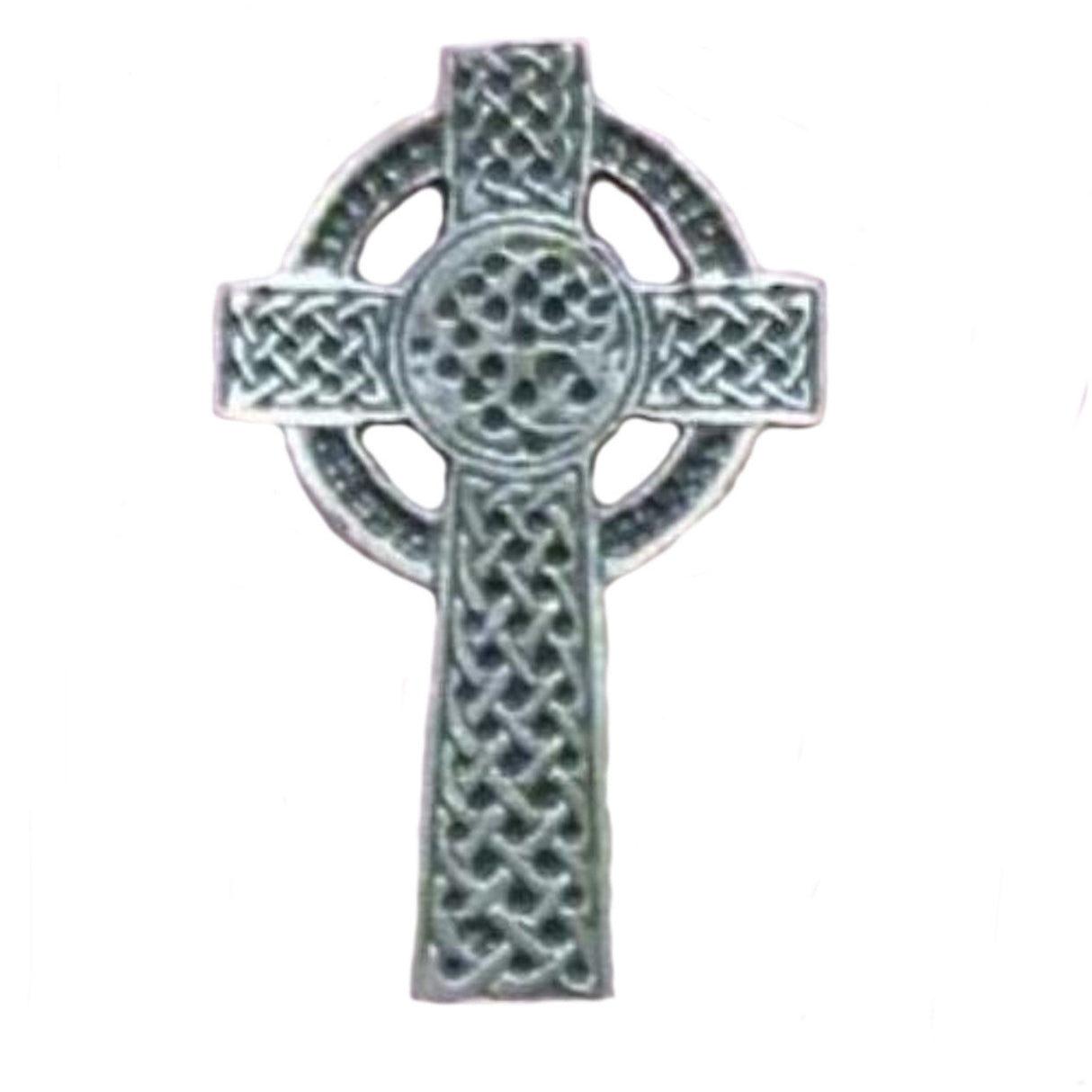 English Pewter Celtic Cross Tie Pin or Lapel Badge