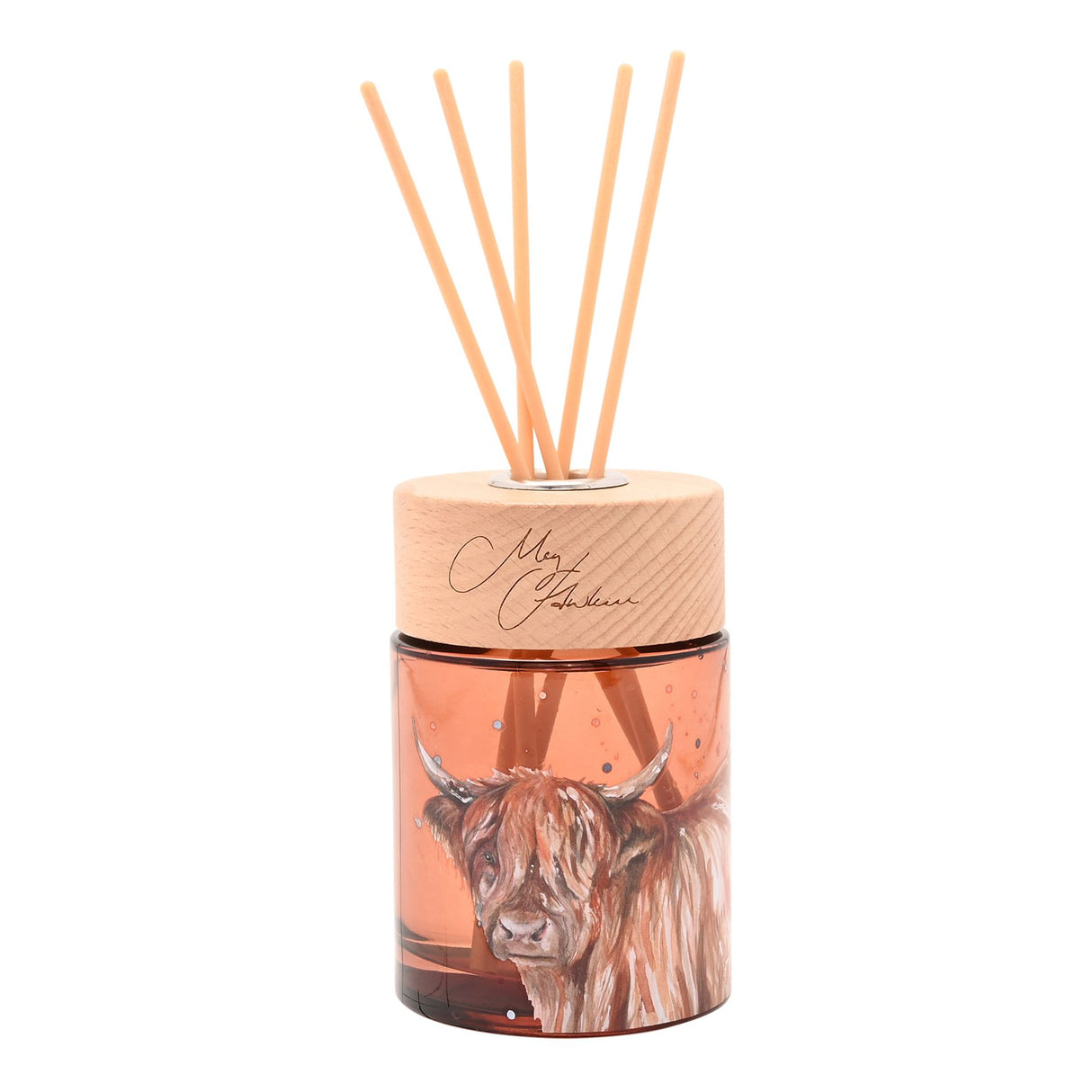 Meg Hawkins Highland Cow Reed Diffuser - Apple Orchard