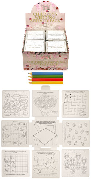 Childrens Wedding Activity Set 12 Pack