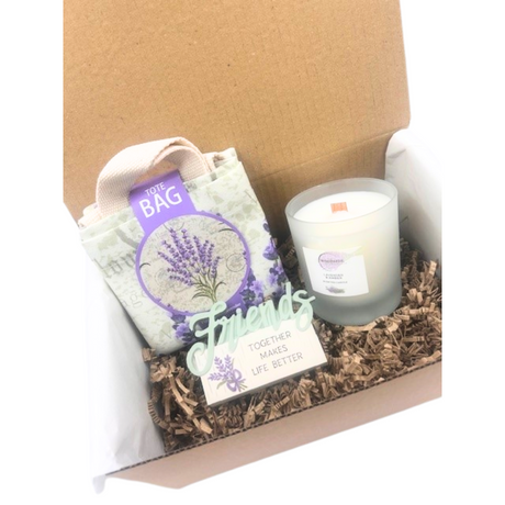 Friends - Lavender Home Fragrance Candle Treat Box Hamper