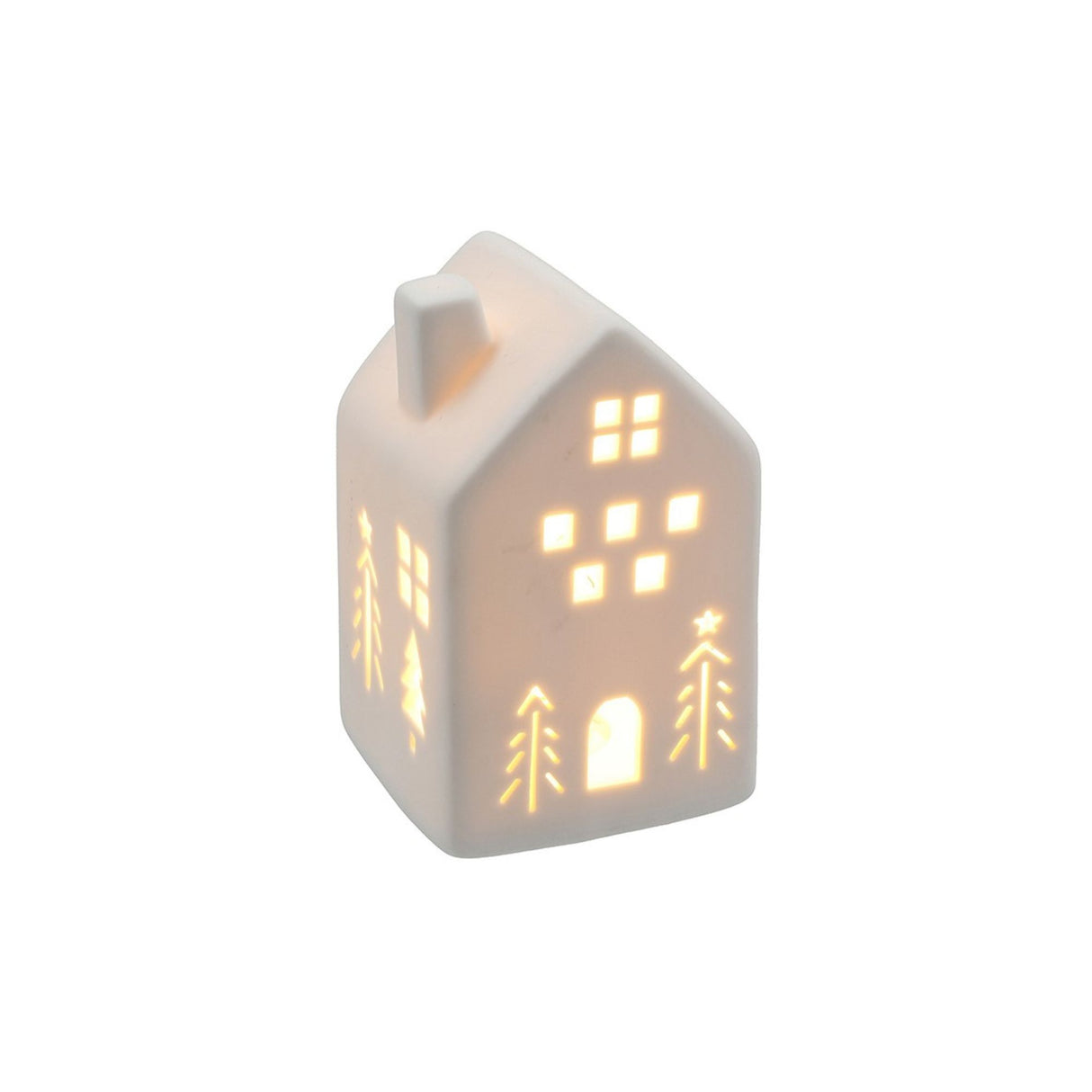 China White LED Light-Up House - Small House