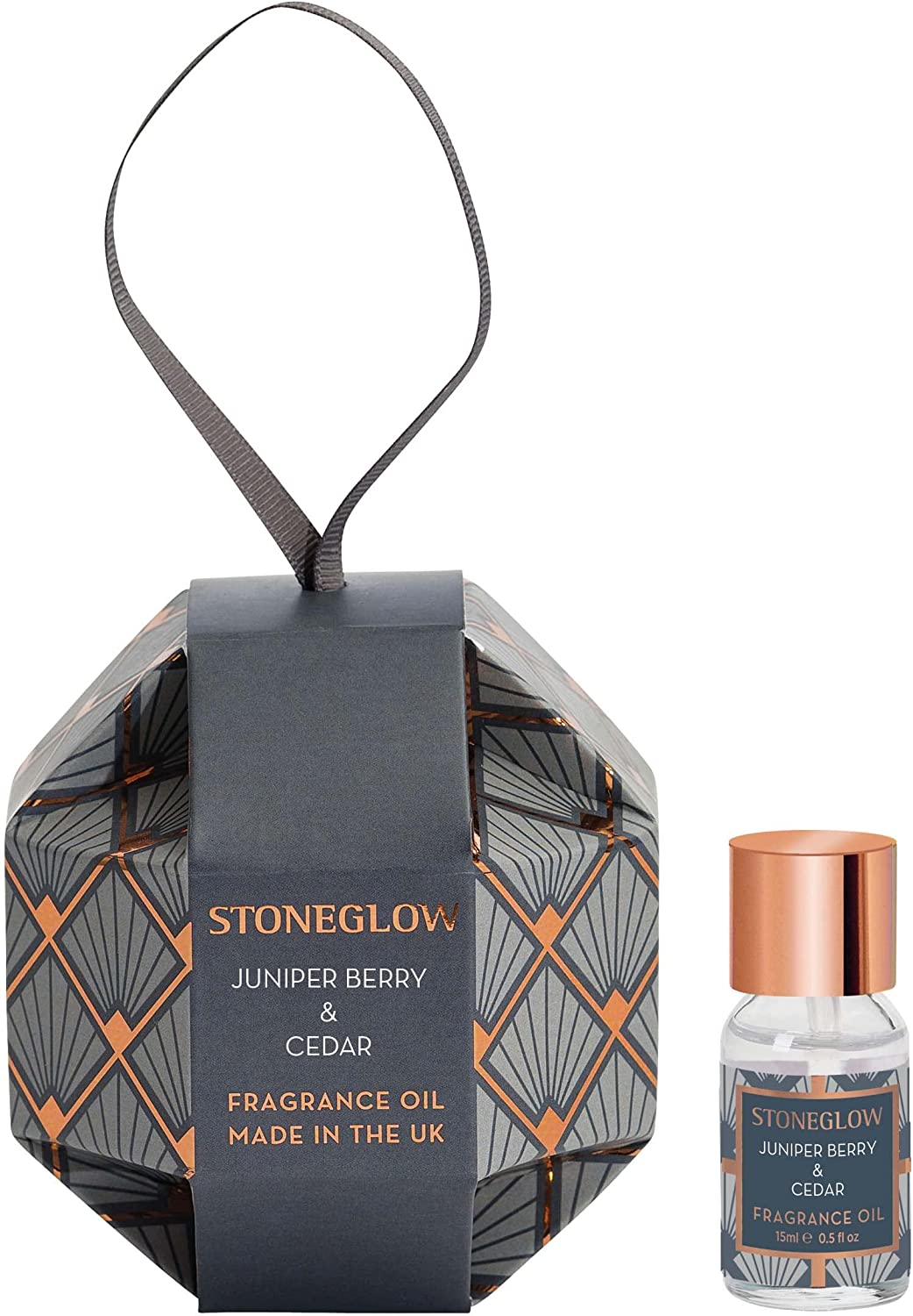 Stoneglow Candles Seasonal Fragrance Oil Bauble - Juniper Berry & Cedar