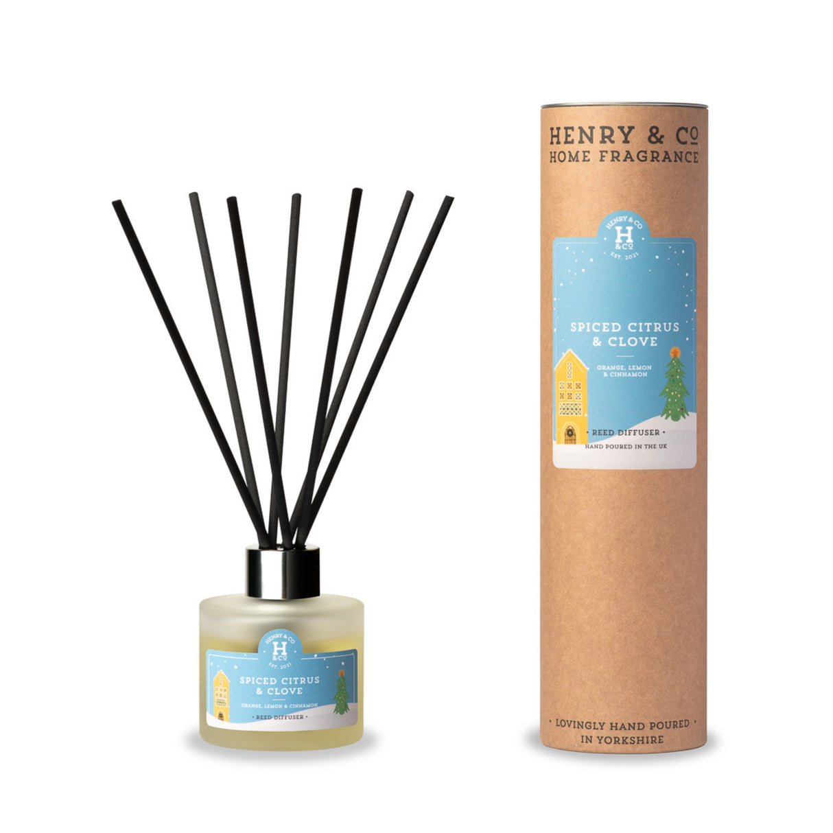 Henry & Co Reed Diffuser - spiced citrus & clove