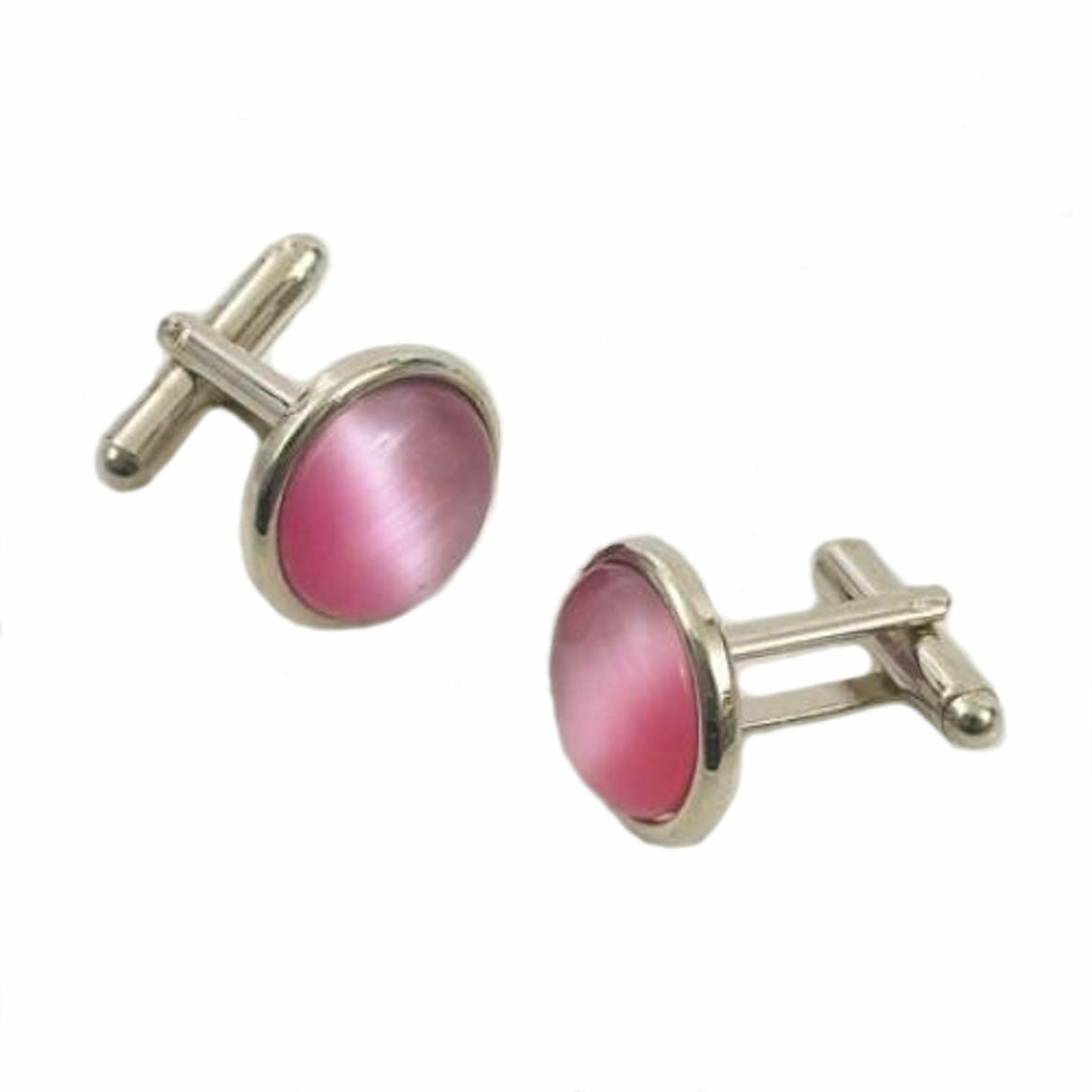 Unisex Dress Cufflinks in Gift Box Wedding Formal Business - Blue Pink or Grey