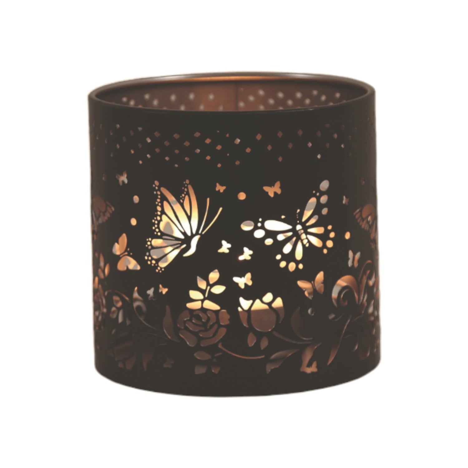 Black & silver butterflies wax melt burner