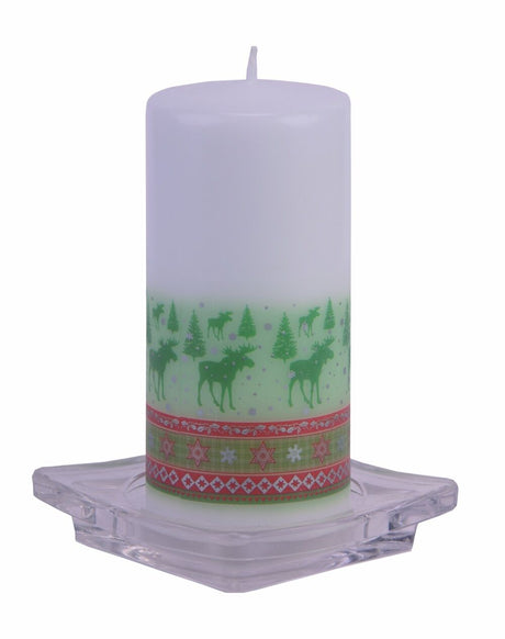 Christmas Decoration - Pillar Candle - nordic