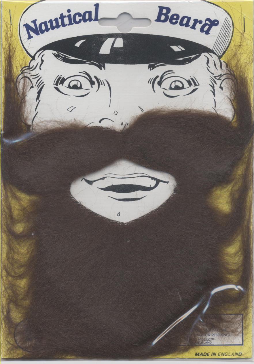 Nautical Beard (Brown) Fancy Dress Accessory
