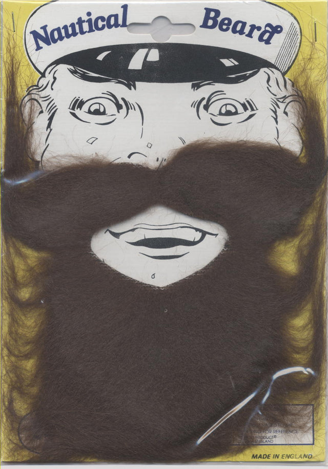 Nautical Beard (Brown) Fancy Dress Accessory