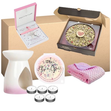 It's A Girl New Mum Home Fragrance & Treat Gift Set Box