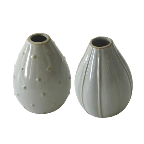 Woodside Home Living Small Rustic Vases - Set of 2