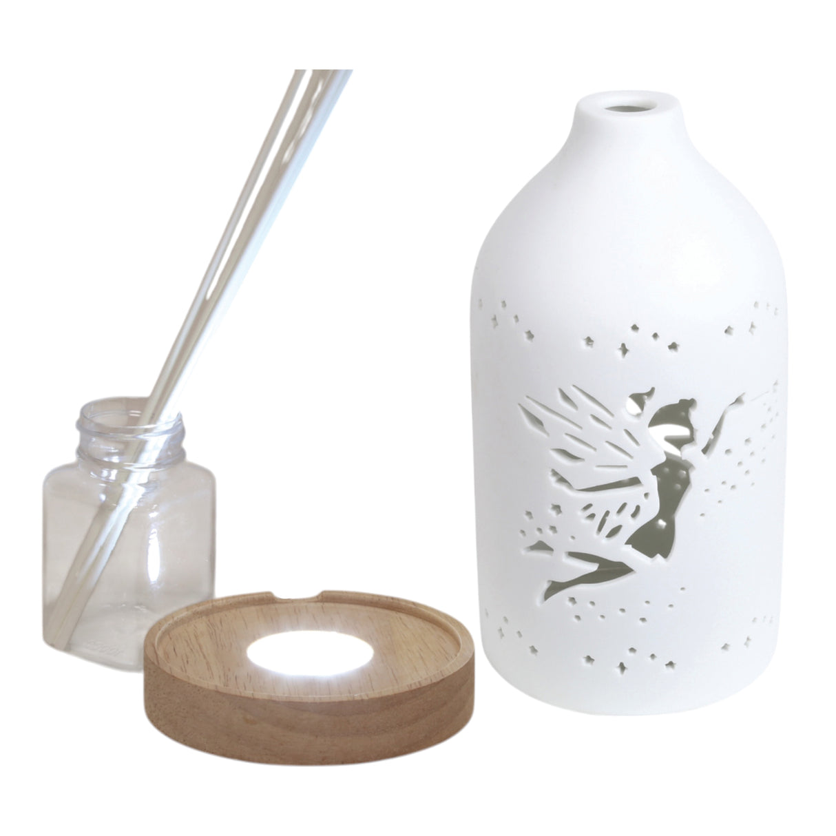 Aroma LED Ceramic Reed Diffuser fairy