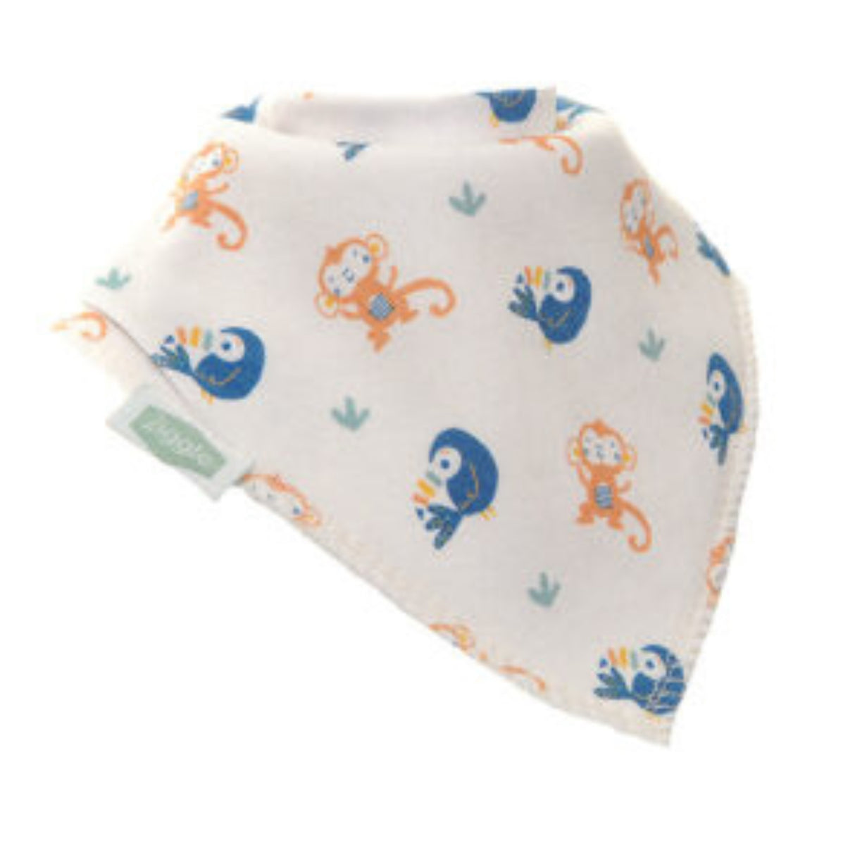 Ziggle Baby Bandanna Dribble Bib Set - Savanna Animals