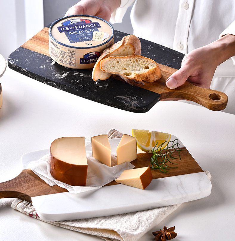 Wood & Marble Chopping Board