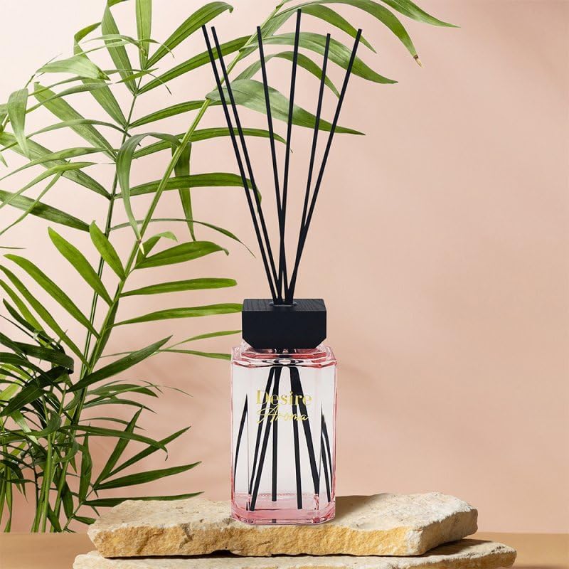 Desire Aroma Square Reed Diffuser 1 Litre - Rose & Bergamot