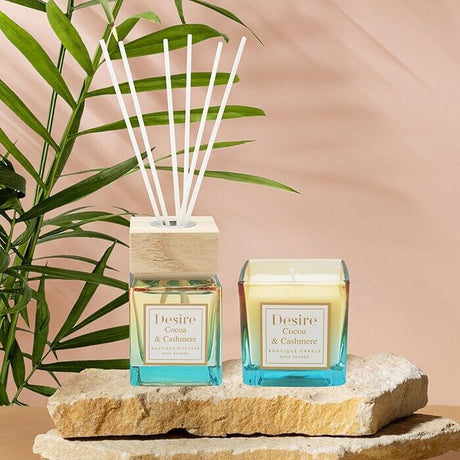 Desire Boutique Home Fragrance Gift Set Candle & Reed Diffuser - Various