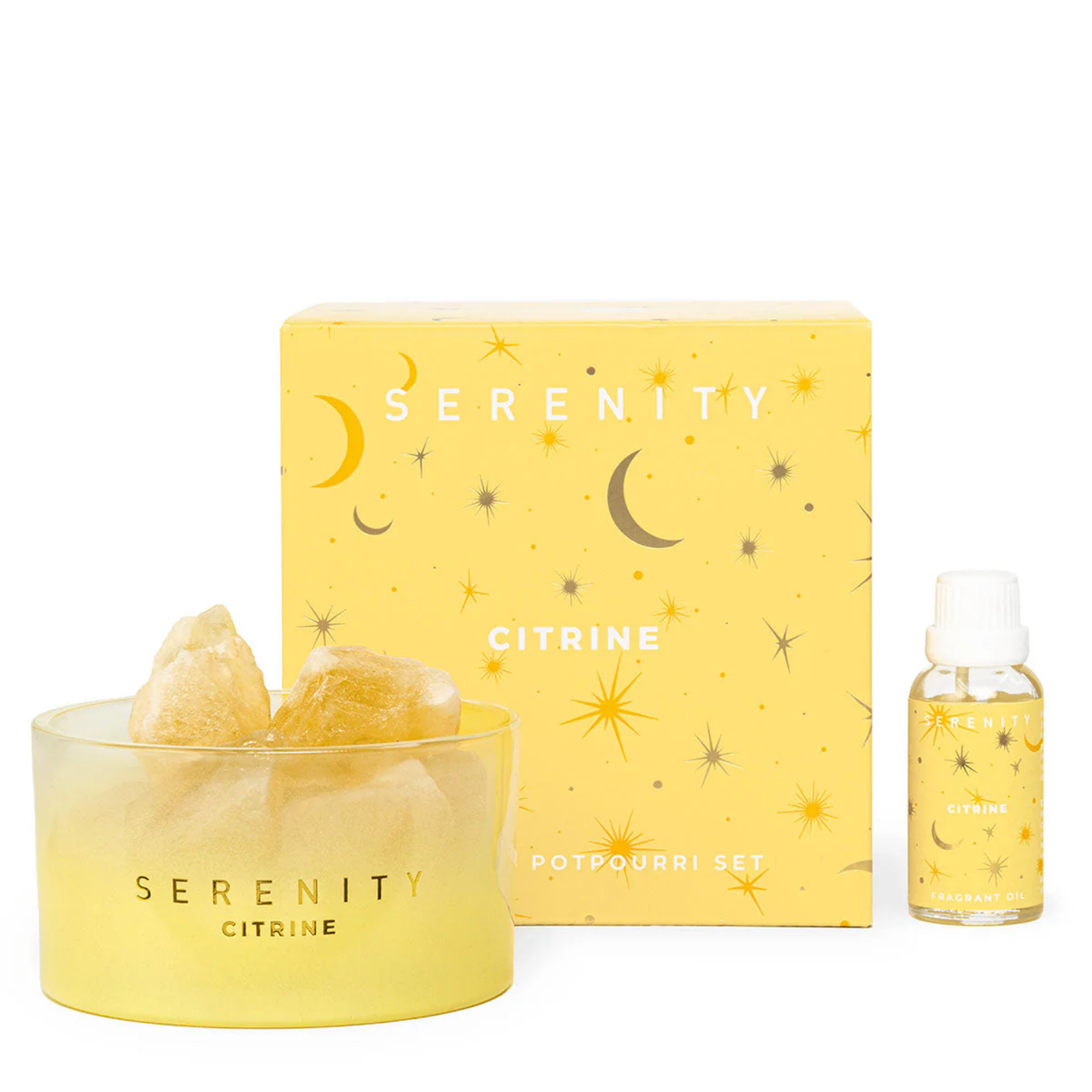 Serenity Crystal Potpourri & Oil - Energise Citrine
