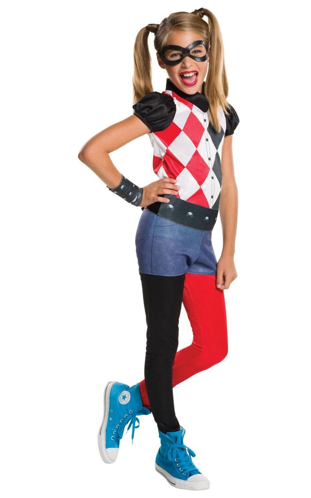 Childs Harley Quinn DC Superhero Costume Age 3-4 Years