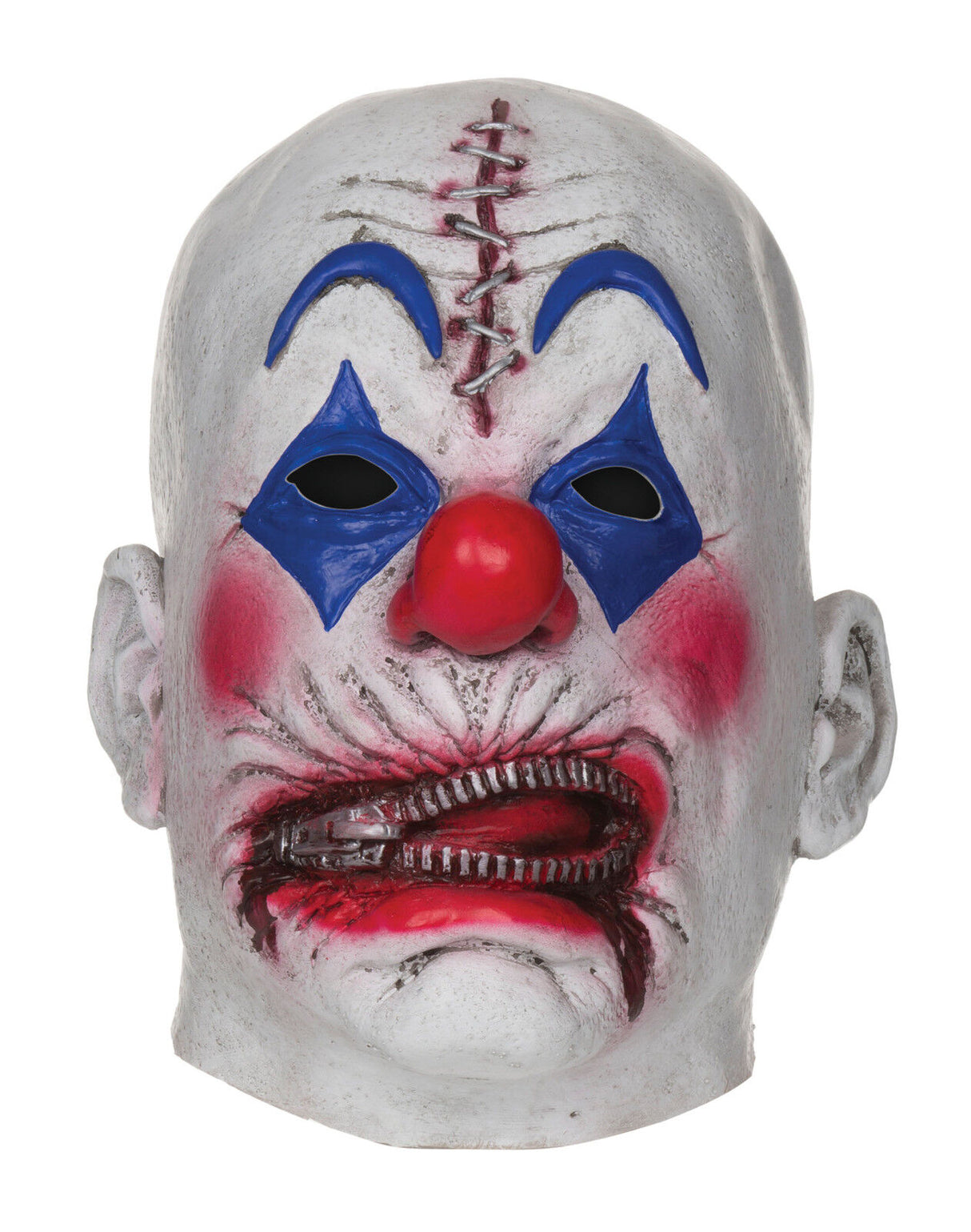 Zipper Mouth Clown Halloween Fancy Dress Mask