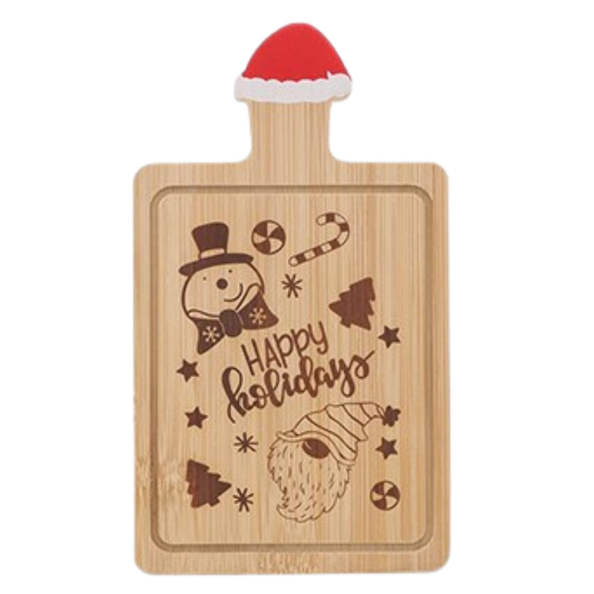 Christmas Cheer Mini Serving Boards - happy holidays