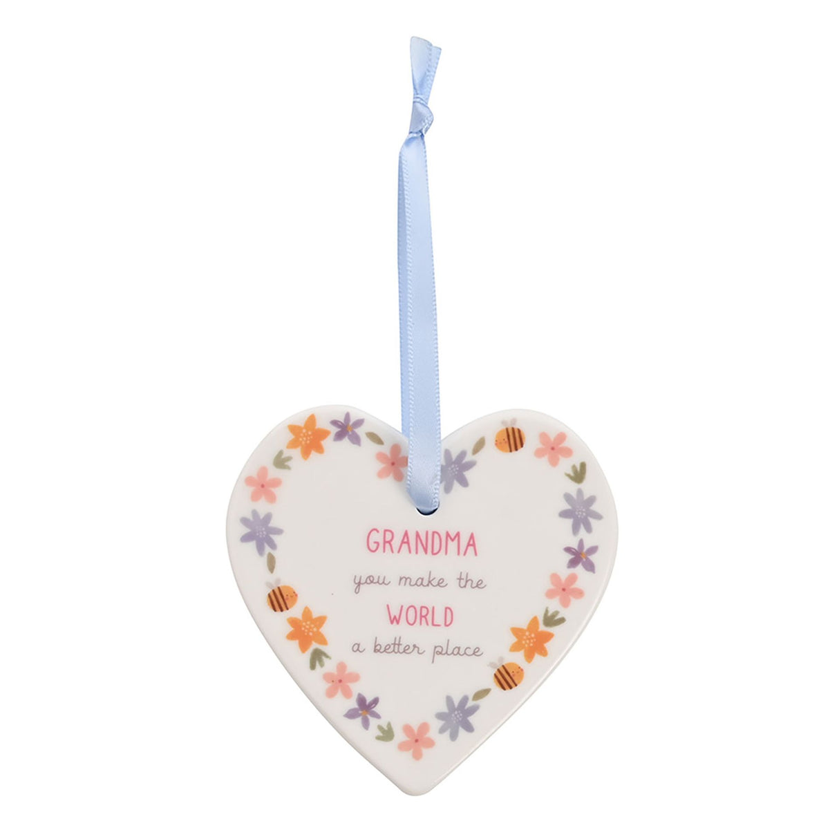 Grandma Plaque Ceramic Hanging Heart