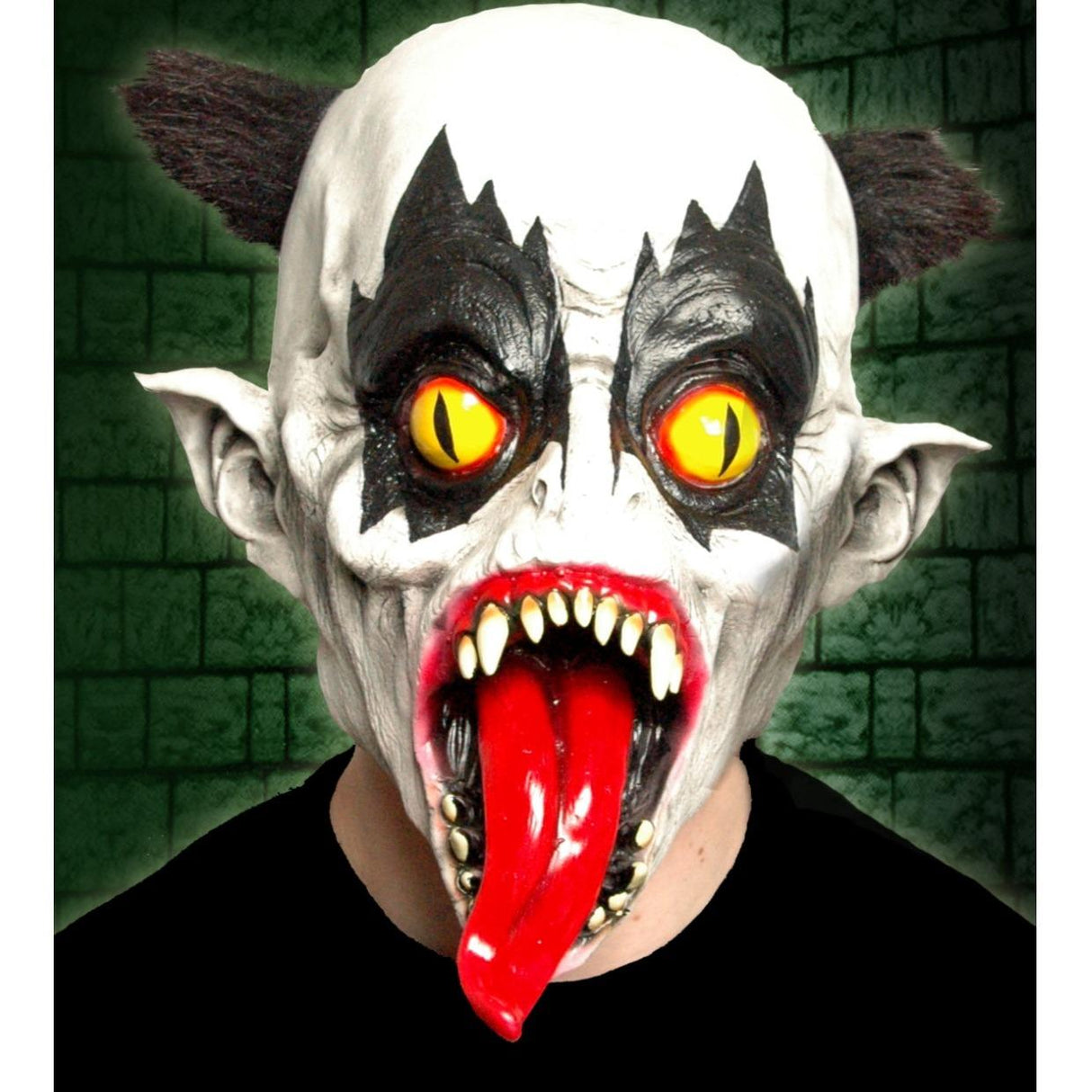 Black Eyed Evil Clown Mask